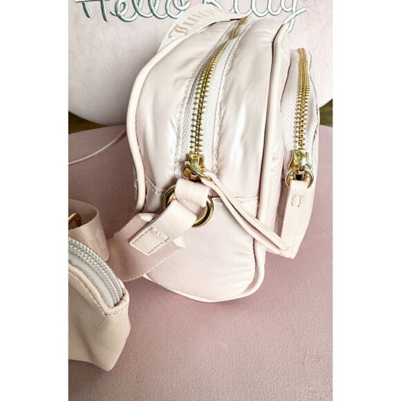 Juicy Couture Crossbody Timeless Puffer Bag Adjustable Shoulder Strap w/ Coin Pu - Picture 5 of 13